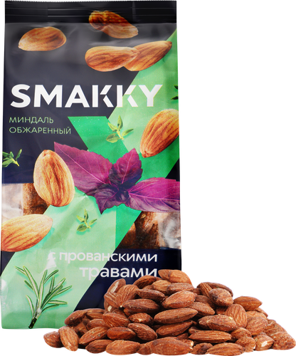 

Миндаль жареный Smakky Прованские травы 150 г