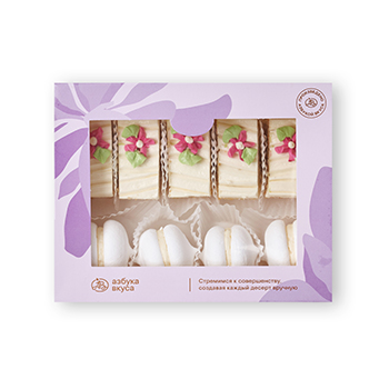 

Набор мини-пирожных Азбука Вкуса Сказанка и безе 400 г