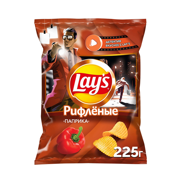 Картофельные чипсы Lay's Паприка 225 г
