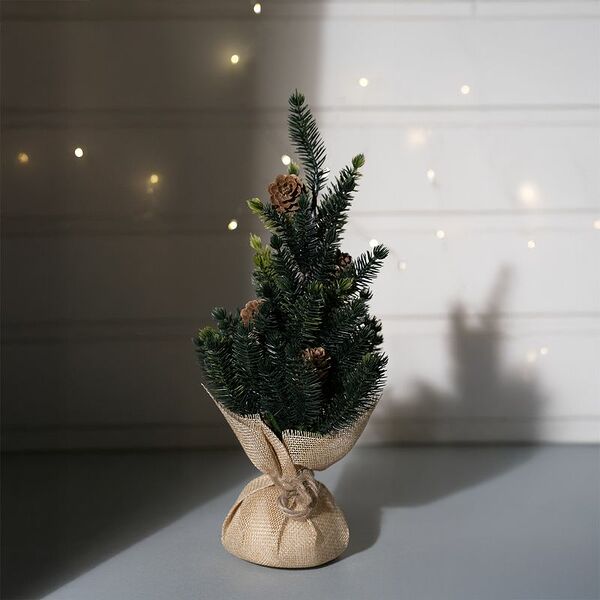 Декорация новогодняя Ёлка, Снежное кружево, в ассортименте