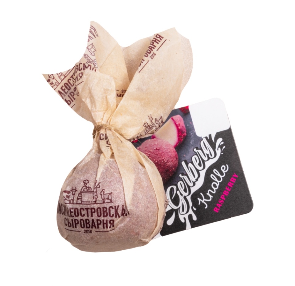 

Сыр Gerberg Knolle с малиной 50%, 50 г