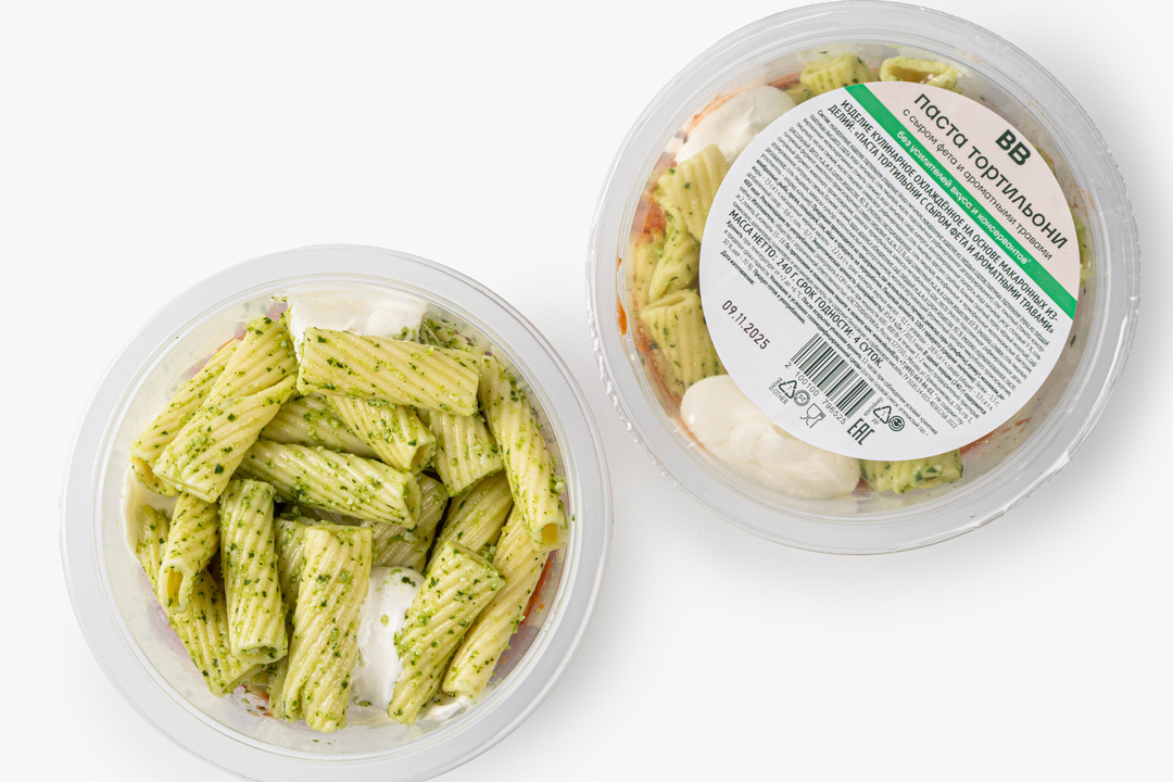 

Паста ВкусВилл Тортильони с сыром фета и ароматными травами, 240 г