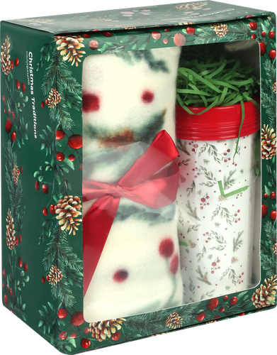 

Набор подарочный Homeclub плед 100х140см + кружка, в ассортименте