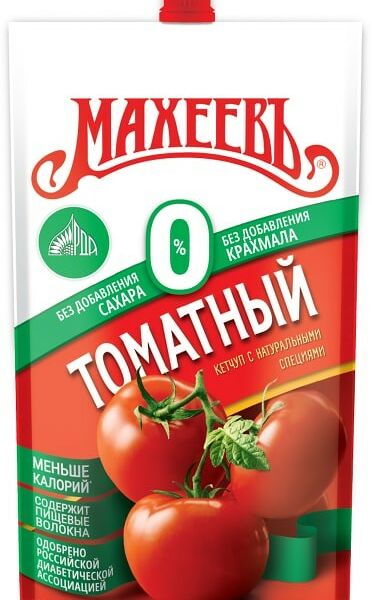 Кетчуп Махеевъ Томатный без сахара и крахмала 300 г