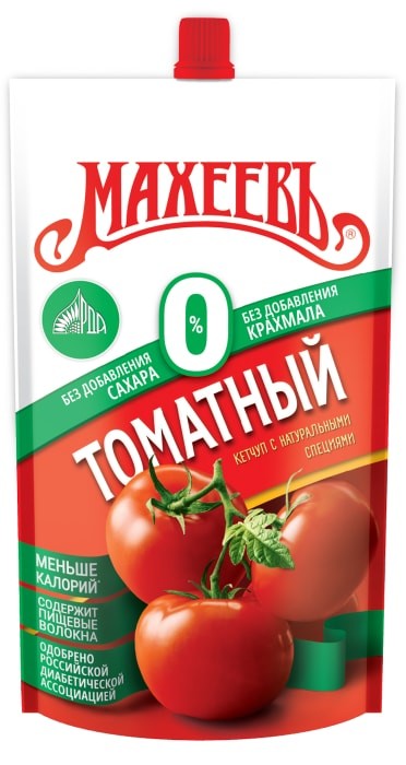 

Кетчуп Махеевъ Томатный без сахара и крахмала 300 г