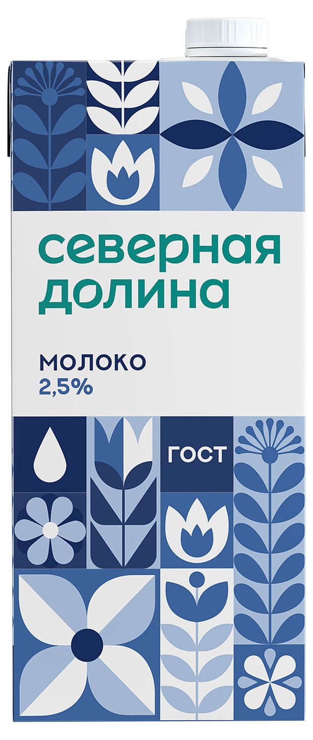 

Молоко Северная Долина ультрапастеризованное 2.5% 950 г