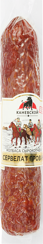 Колбаса сырокопченая Каневской Прованс сервелат вес