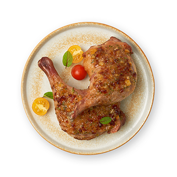 

Утиная ножка в ананасовом соусе вес