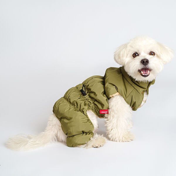 Комбинезон для собак Petmax оливковый M