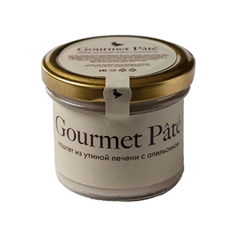 

Паштет Gourmet Pate из утиной печени с апельсином 90 г
