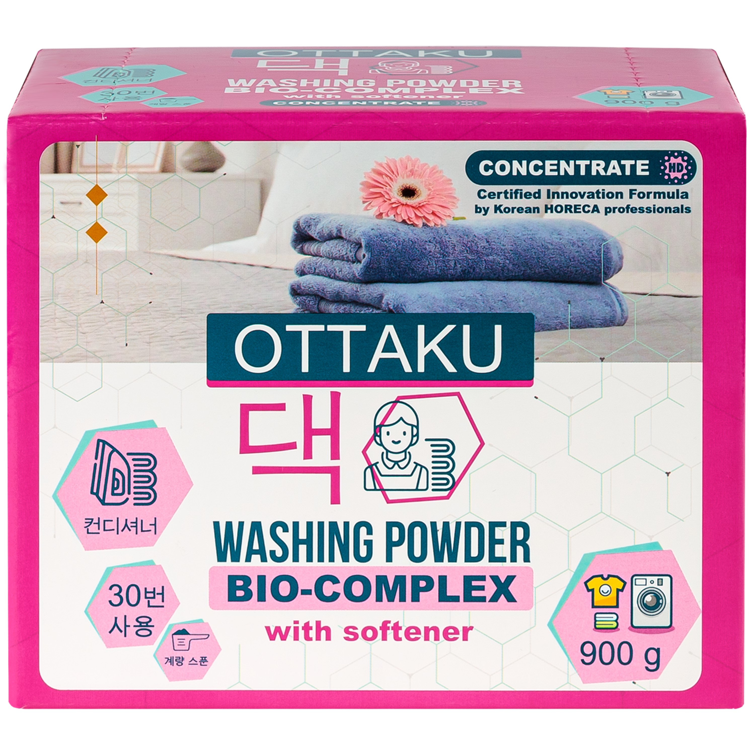 

Стиральный порошок Ottaku Bio-Complex концентрированный универсальный с кондиционером 900 г