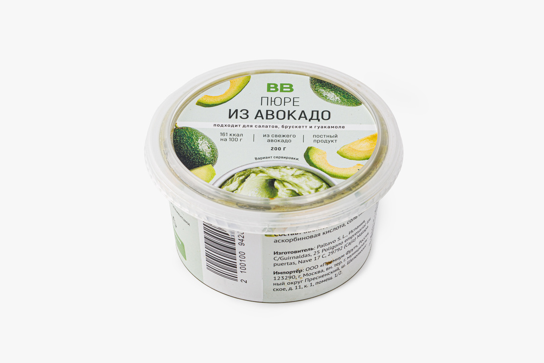 

Пюре ВкусВилл из авокадо 200 г