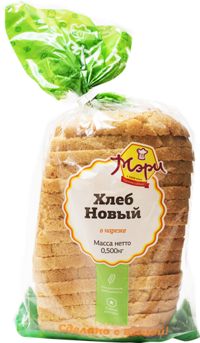 

Хлеб Мэри Новый пшеничный в нарезке 500 г