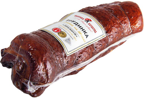 

Грудинка копчено-вареная Фабрика качества Копчение на дровах Премиум, весовая