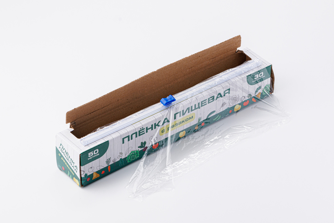 

Плёнка ВкусВилл пищевая с резаком 50 м