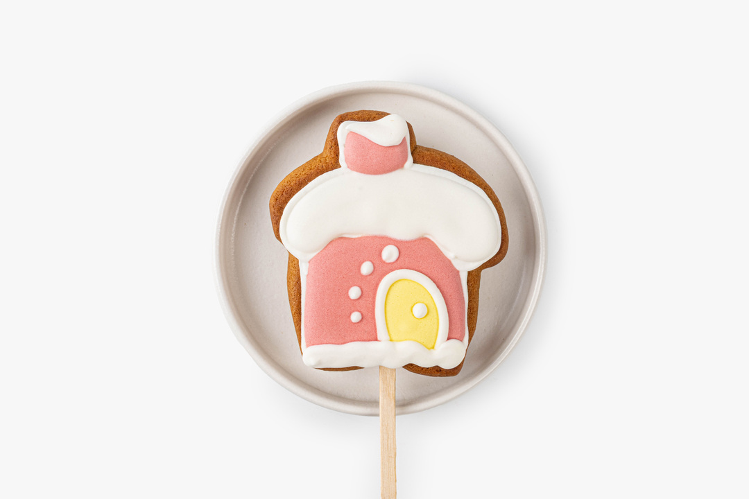 

Пряник имбирный Праздничная коллекция на палочке 45 г 1 шт. дизайн в ассортименте