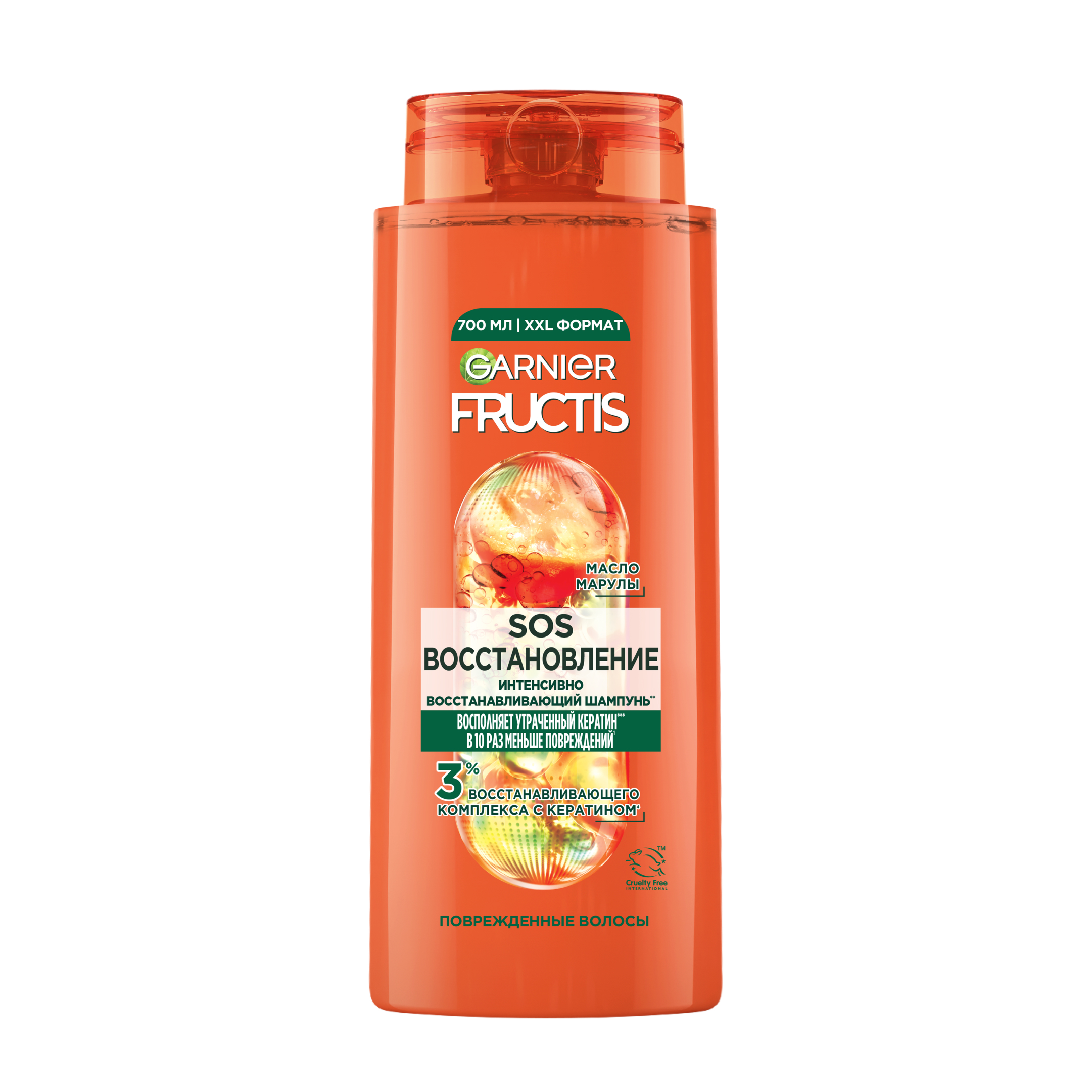 

Укрепляющий шампунь для волос Garnier Fructis SOS Восстановление 700 мл