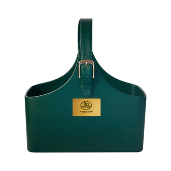 

Сумка декоративная Азбука вкуса из экокожи, зеленая 40х35х21 см