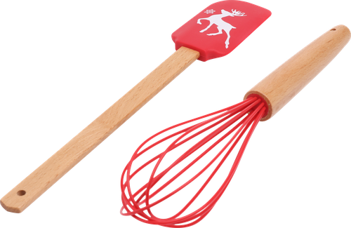 

Набор для выпечки Homeclub Christmas Traditions 2 предмета: лопатка, венчик арт. K2A199SW24803