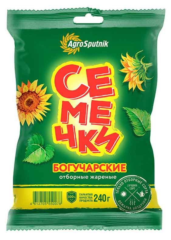 

Семечки подсолнечника Богучарские отборные жареные 240 г