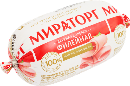 

Колбаса Мираторг варёная Филейная 350 г