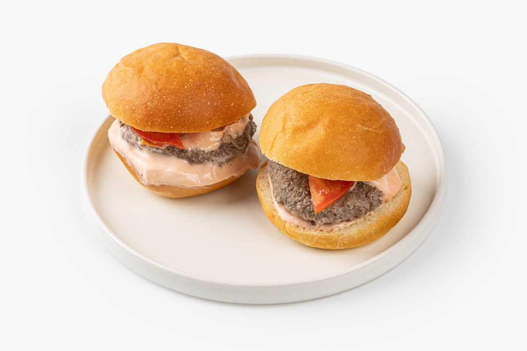 

Мини-бургеры ВкусВилл с котлетой из говядины 2 шт. 160 г