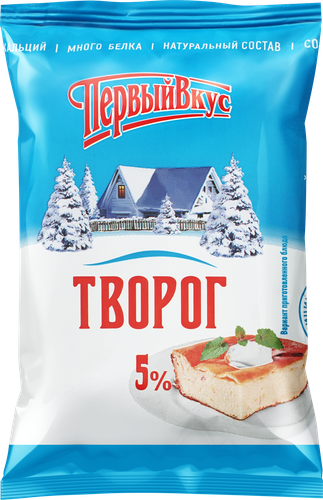 

Творог Первый вкус 5% 180 г