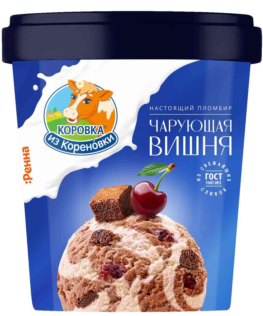

Мороженое Коровка из Кореновки Чарующая вишня 300 г