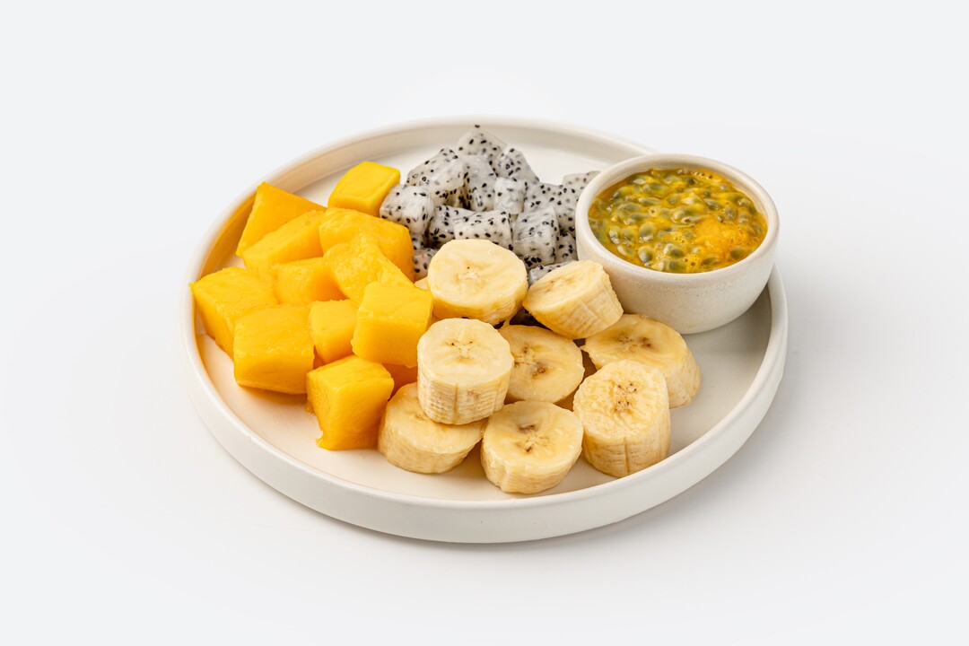 

Фруктовый микс Фруткорт манго банан питахайя маракуйя 310 г