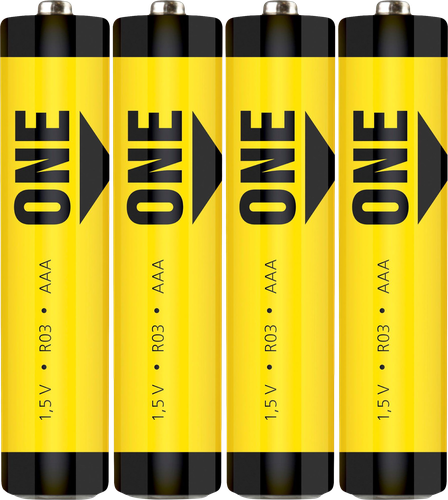 

Батарейка SmartBuy One AAA R03/4S солевая 4 шт.