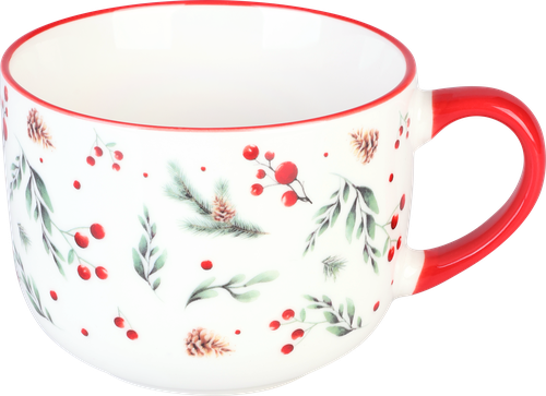 

Кружка HOMECLUB Magic time 620мл, фарфор, в ассортименте, 206041