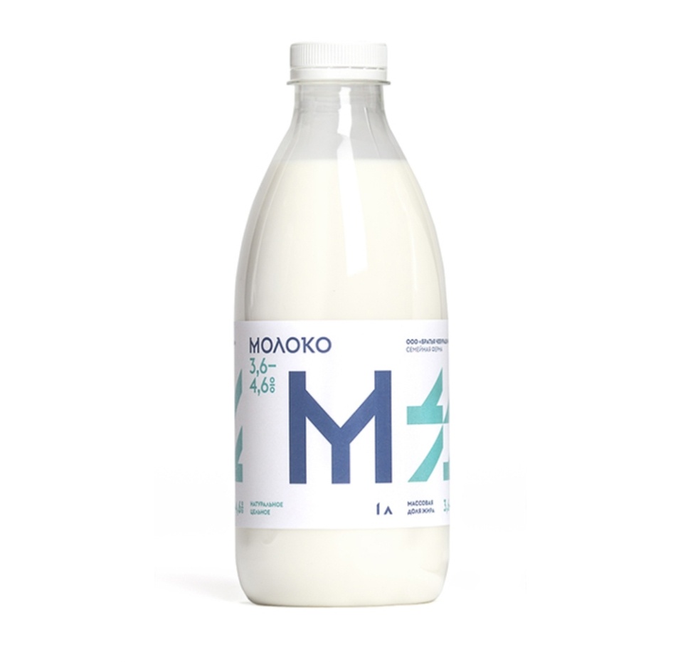 

Молоко Братья Чебурашкины цельное пастеризованное 3.6-4.6% 1 л