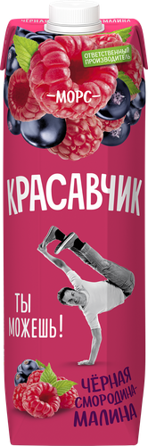 

Морс Красавчик Черная смородина и малина 930 г