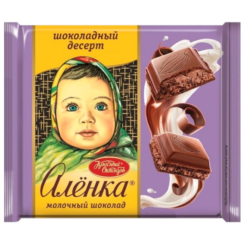 

Шоколад молочный Алёнка Шоколадный десерт 67 г