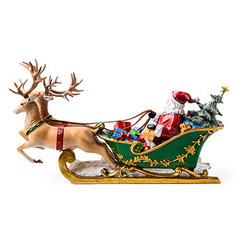 

Сувенир Hanka Сани Санта Клауса 30.5 см