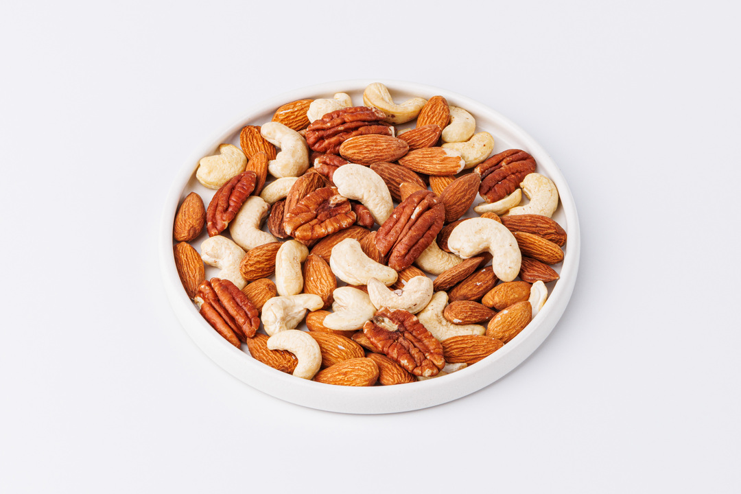 

Смесь сушеных орехов ВкусВилл пекан, миндаль, кешью 100 г