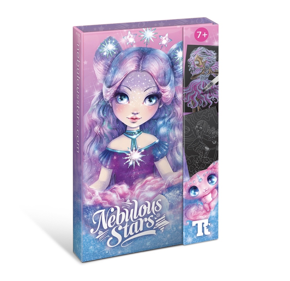 

Набор для рисования Nebulous Stars Eclipsia: 16 черных эскизов, акварельные краски, кисть