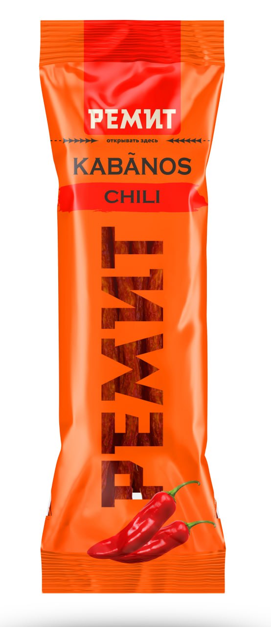 

Колбаски сырокопченые Kabanos Ремит чили 70 г