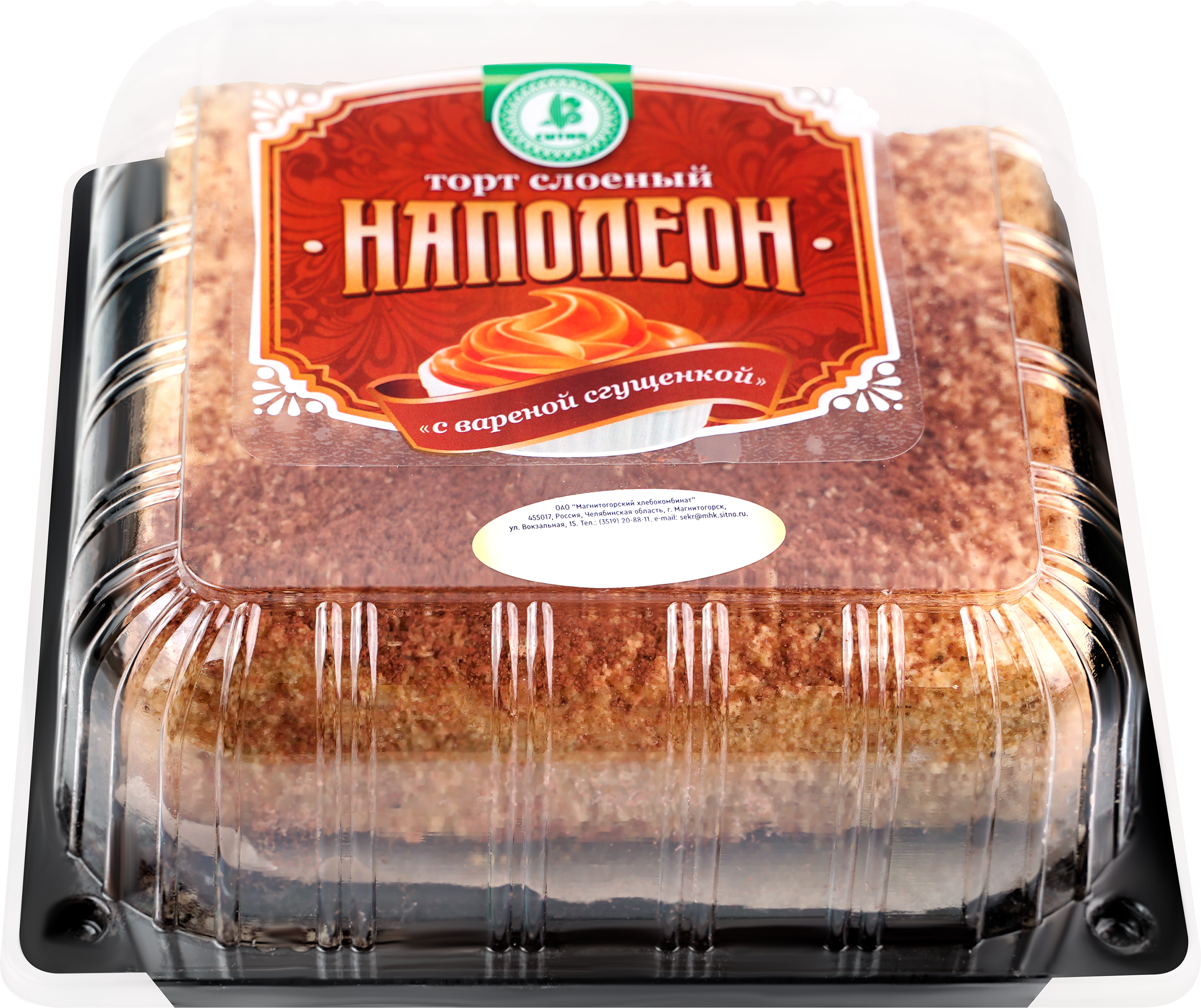 

Торт Ситно Наполеон с вареной сгущенкой 320 г