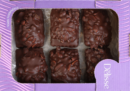 

Десерт Delisse с изюмом арахисом в темной глазури, 700 г