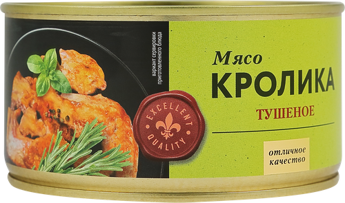 

Кролик тушеный Premium Club 325 г