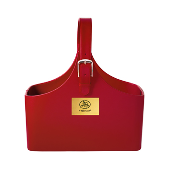 

Сумка декоративная Азбука вкуса из экокожи, красная 40х35х21 см