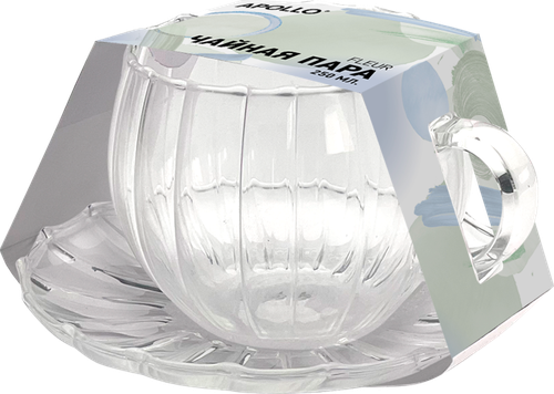 

Чайная пара Apollo Цветок 420 мл