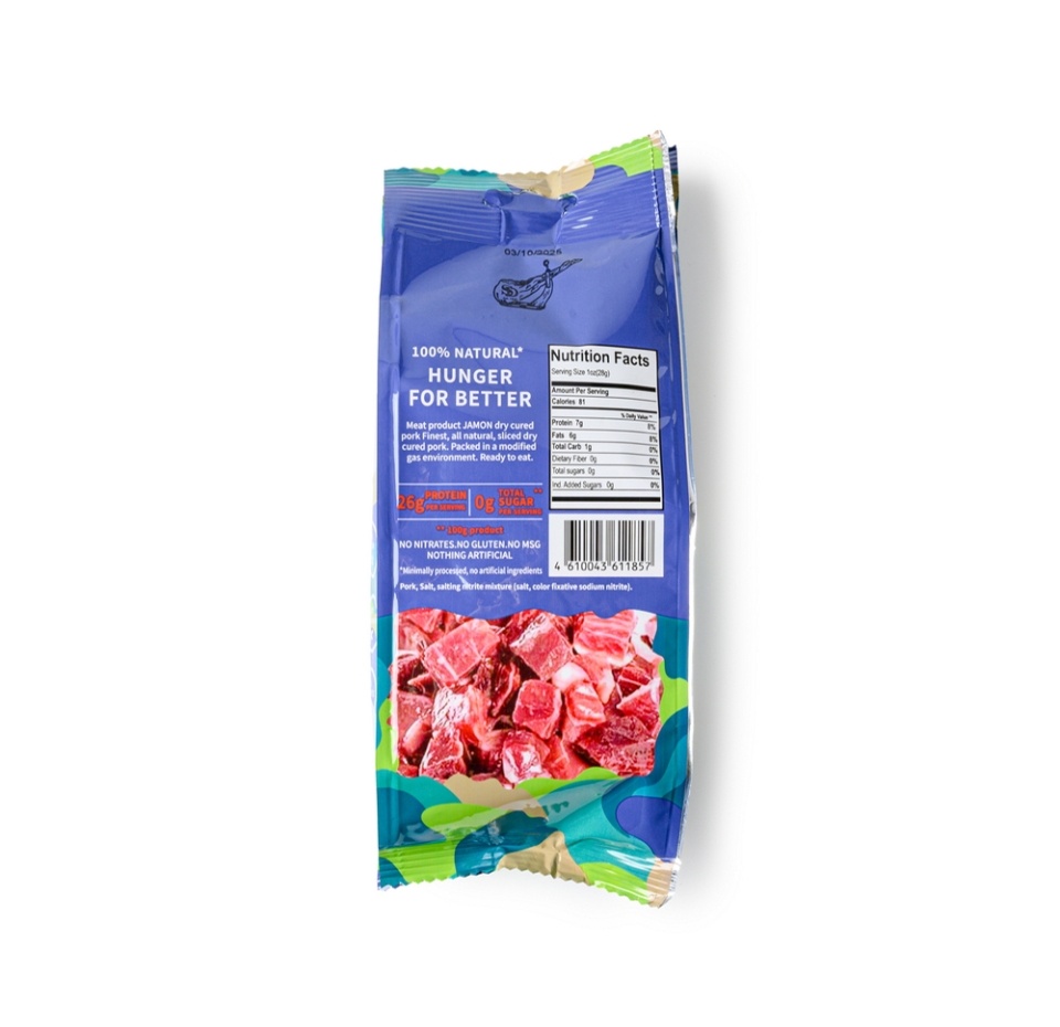 

Снэки Dalla Natura Taquitos de Jamon mini сыровяленые из свинины 28 г