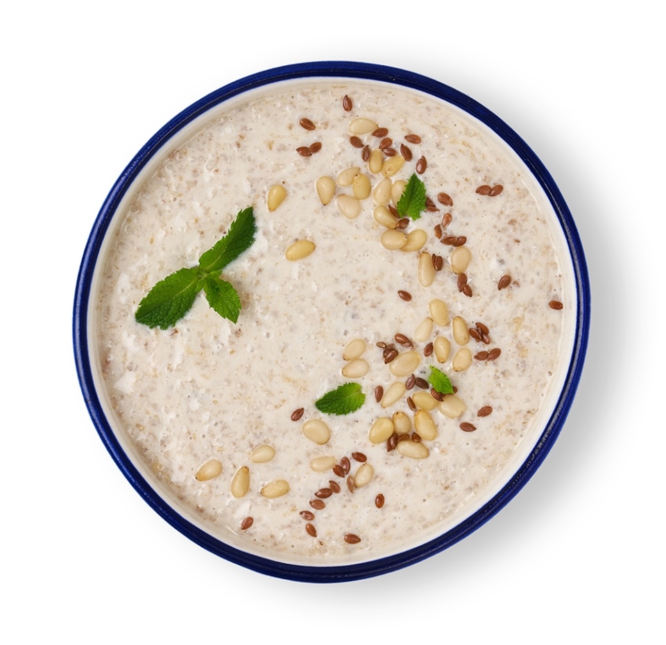 

Каша ячнево-льняная Азбука Вкуса Вкусы России с урбечем из кедровых орехов 220 г