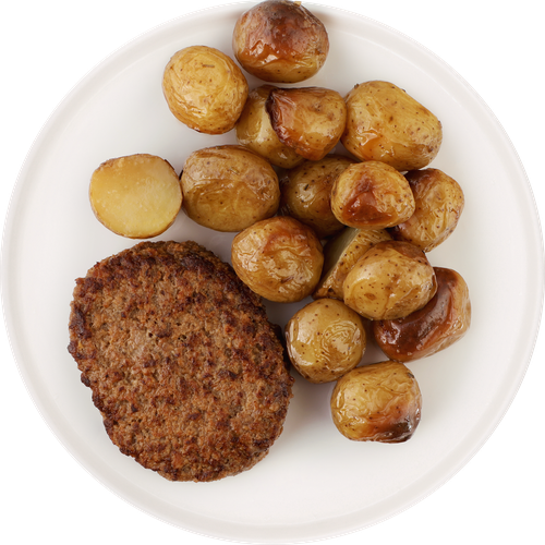 

Бифштекс Лента Fresh с печеным картофелем 300 г