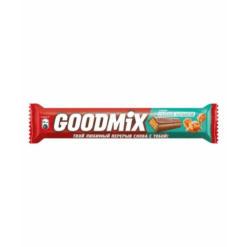 

Батончик Goodmix соленая карамель 40 г