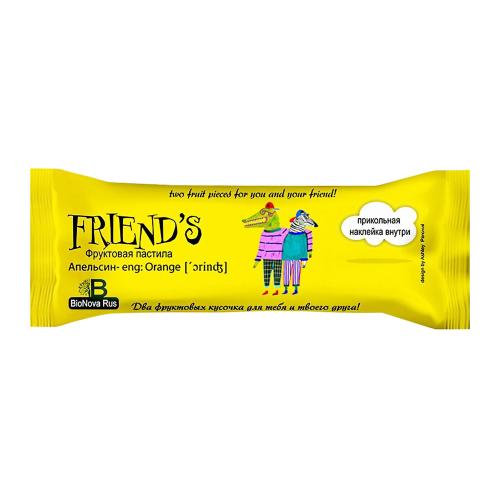 

Пастила фруктовая Friend's Яблоко и апельсин 27 г
