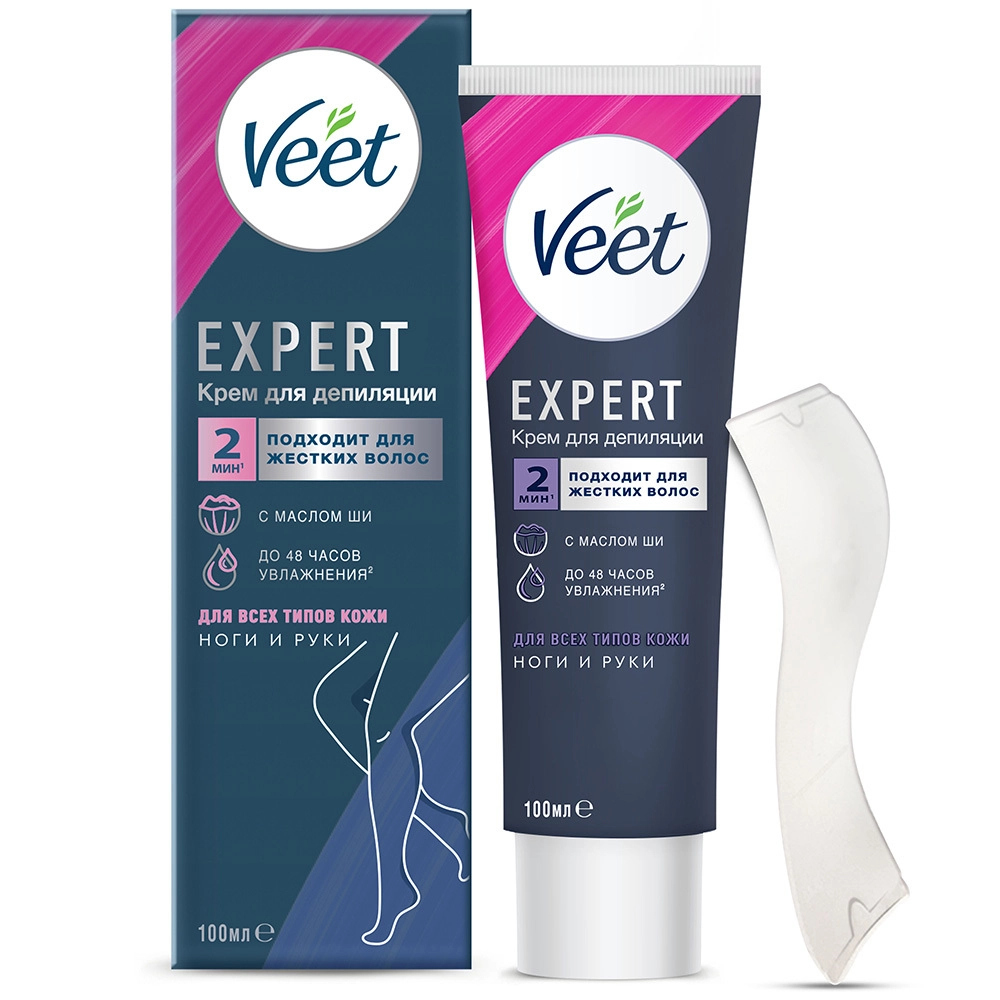 

Крем для депиляции Veet Expert для всех типов кожи 100 мл