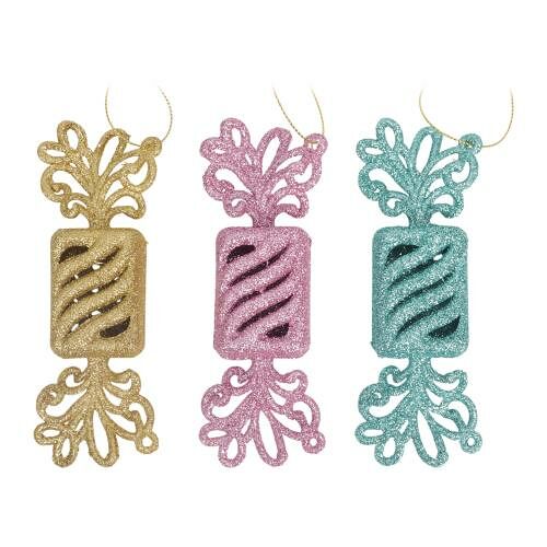 Украшение на елку Конфетки 13 см цвет в ассортименте 1 шт.